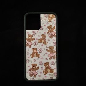 iPhone 12 Pro Max Wildflower Pink Ballet Bear Case
